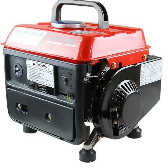 Gerador De Energia Gasolina 2T Part. Manual 0,9kw