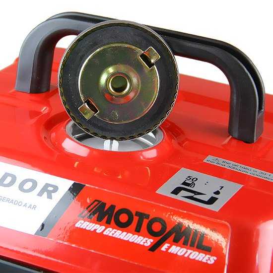 Gerador De Energia Gasolina 2T Part. Manual 0,9kw